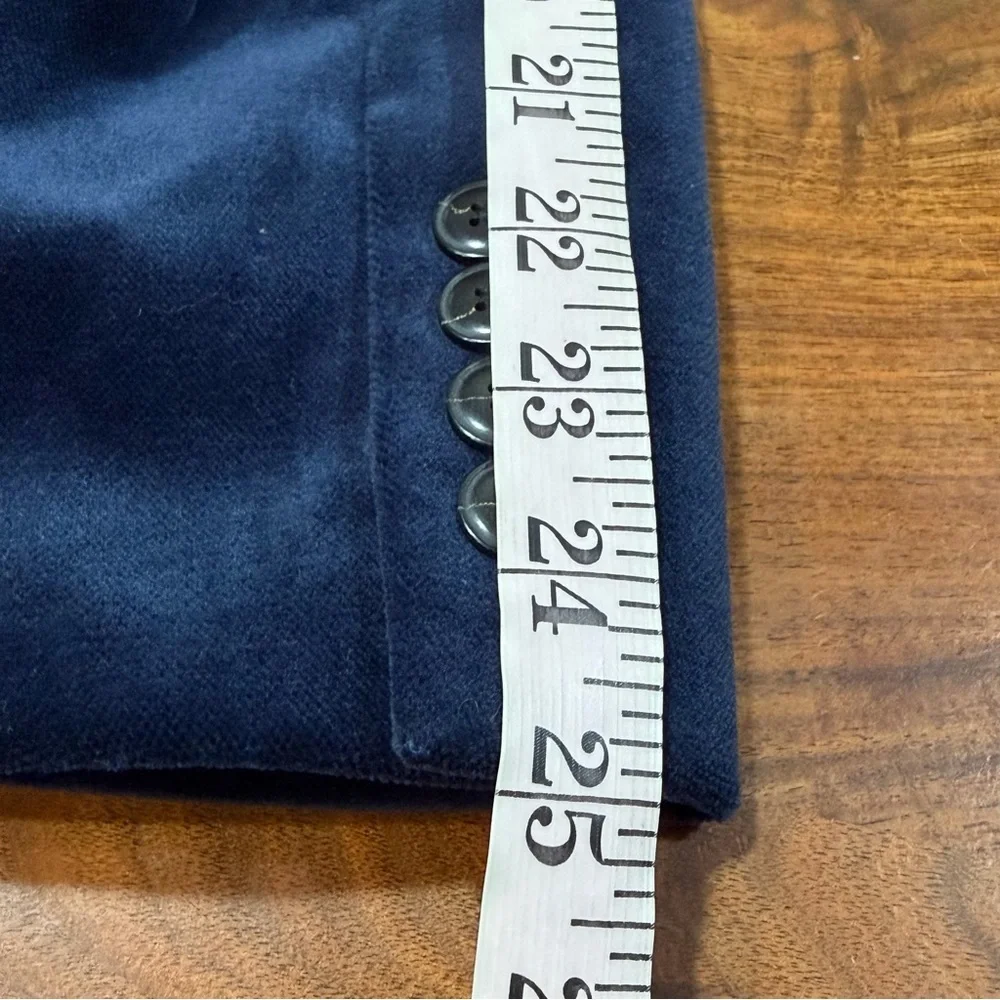 NWOT J Crew Ludlow Navy Blue Velvet Party Blazer Dinner Jacket Tuxedo 36R